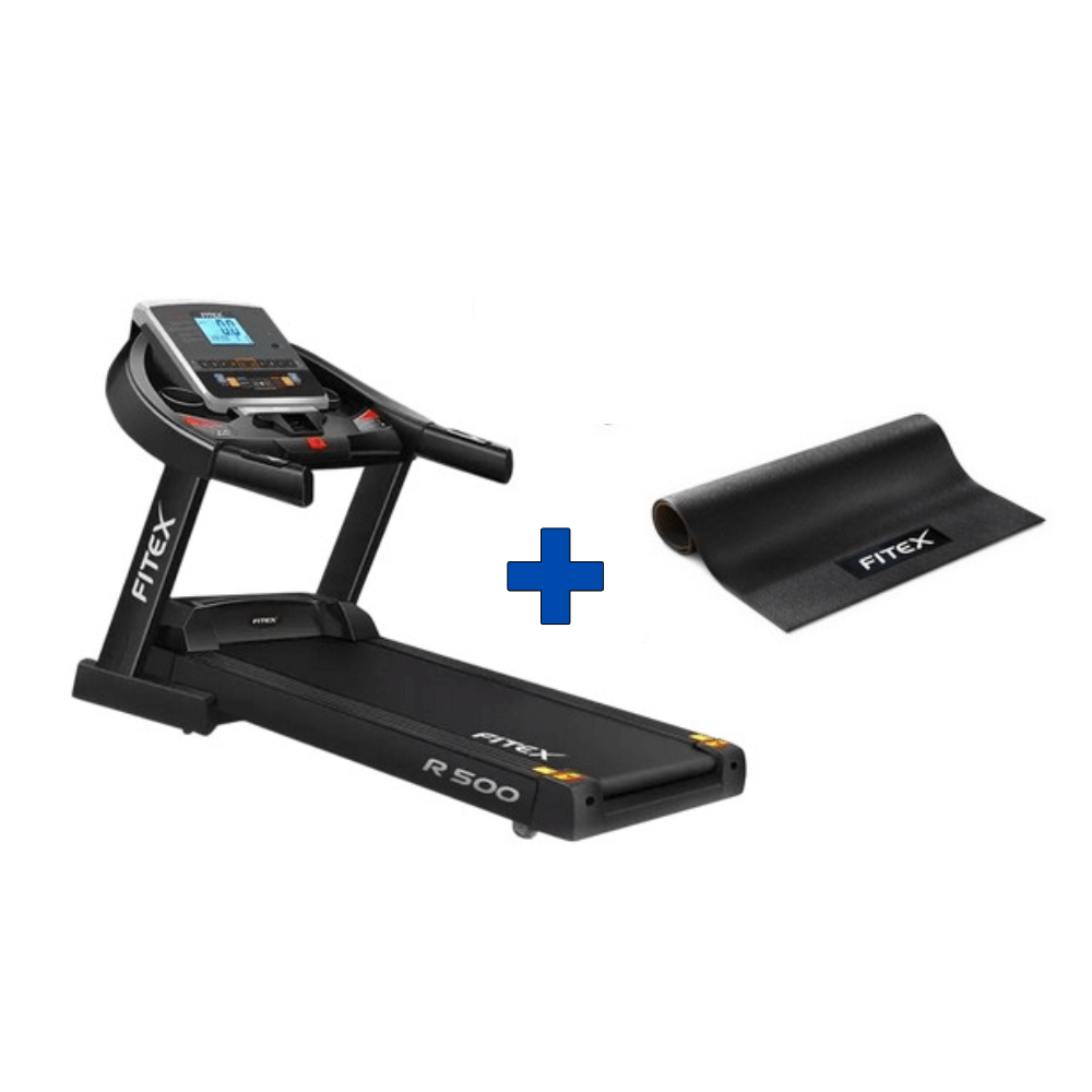ลู่วิ่งไฟฟ้า Fitex R500 4.5 แรงม้า + แผ่นยางรองลู่วิ่ง FITEX